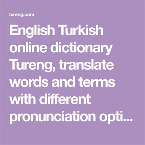 turneg|tureng english translation.